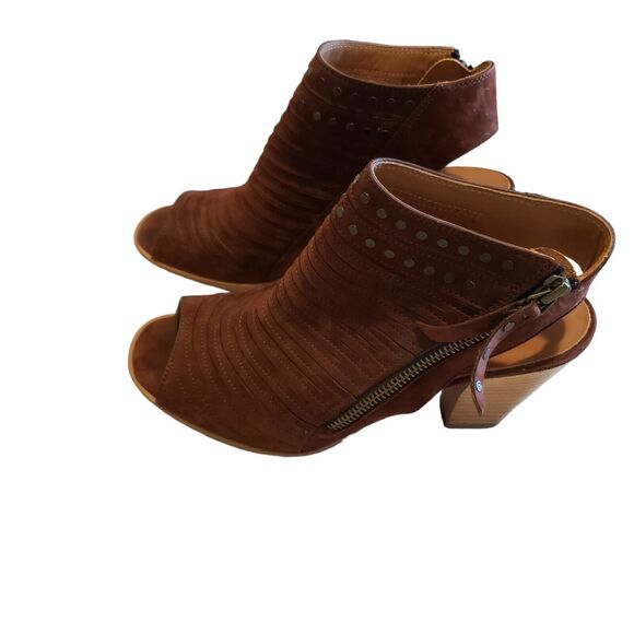 EUC Paul Green Brown Ankle Boots Size 5 UK = Size 7.5 US - Picture 4 of 8